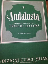 1952 SPARTITI D'EPOCA CURCI -