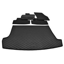 Set tappetini in gomma + battitacco in gomma per VW T-Roc A11 superiore B dall'anno 2017 RKK