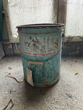 Bidone Di Latta  Vintage Olio Fiat Anticongelento