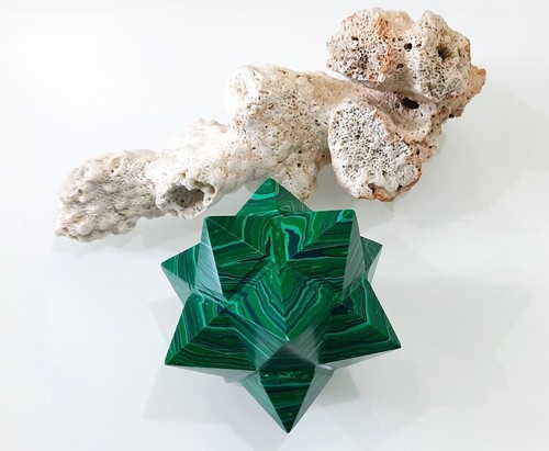 Halo malachite dodecaedro - malachite,