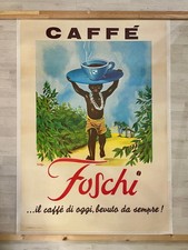 Manifesto pubblicitario originale - Caffè Foschi