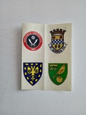 FIGURINA PANINI FOOTBALL 91 INGHILTERRA BADGE SHEFFIELD UNITED/.. n C CON VELINA