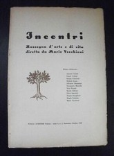 Rivista INCONTRI n. 5- 1959