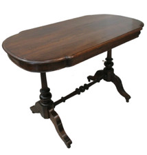 Tavolo a biscotto in noce Luigi Filippo metà '800 - gueridon -scrittoio-tavolino