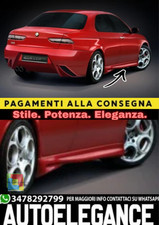 ✨ Minigonne Laterali in ABS per Alfa Romeo 156 (Berlina e Sportwagon)✨