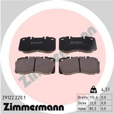 Zimmermann set pastiglie freno