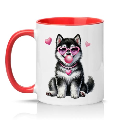 Husky puppy heart - husky,