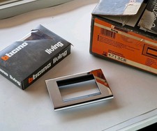 Bticino 4713CR placca Living Classic cromo lucido specchio NUOVA