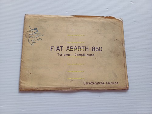 Fiat abarth 850 turismo - abarth,