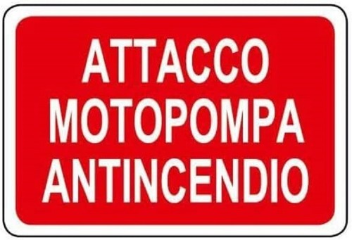 Cartello segnaletico attacco - cartello,