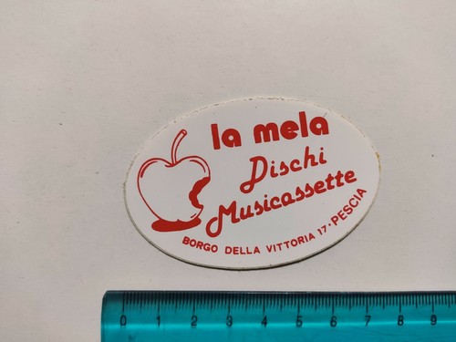 Adesivo mela dischi pescia - la,