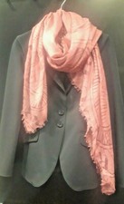 Foulard grande BURBERRY in misto seta con motivo monogramma 