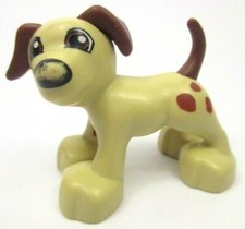 LEGO Duplo Tan Dog Red Brown