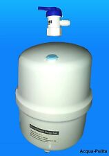 Serbatoio Plastica Accumulo Acqua Depuratore Osmosi Inversa Valvola 1/4 Tubo 6mm