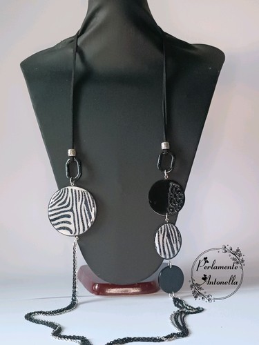 Collana zebrata creata - collana,