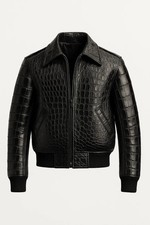 Giacca uomo nera vera pelle