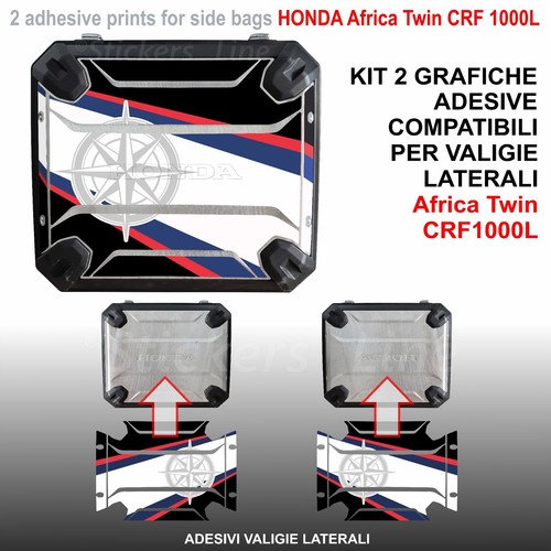 Kit adesivi valigie honda - 2,