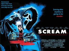 SCREAM 1996 quad poster stampa