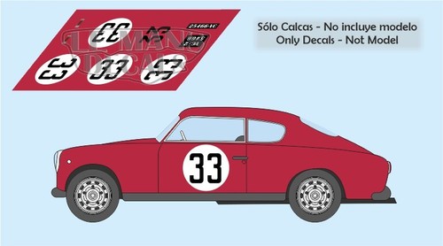 Decals lancia aurelia b20 - decals,