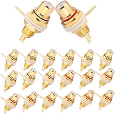 20Pcs 24K Placcato Oro