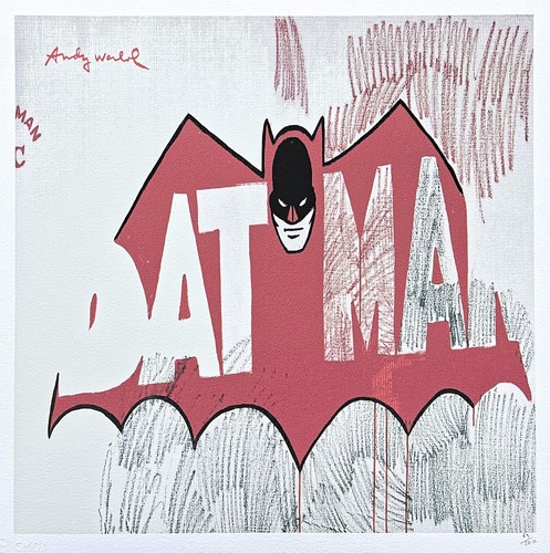 Andy warhol batman signed - andy,