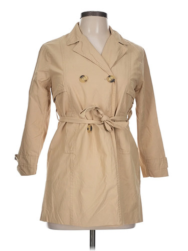 Zara women brown trenchcoat - brown, 10