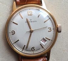 VINTAGE SVIZZERO MICHEL HERBELIN  MECCANICO MANUALE QUADRANTE LINO 34mm ANNI 60