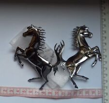 Cavallino rampante Ferrari Nuovo  originale metallo 105 mm x 80 mm