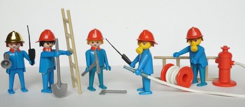 Playmobil ancien 3234 pompiers - ancien,