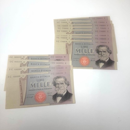 Set banconote italia 1000 - set,