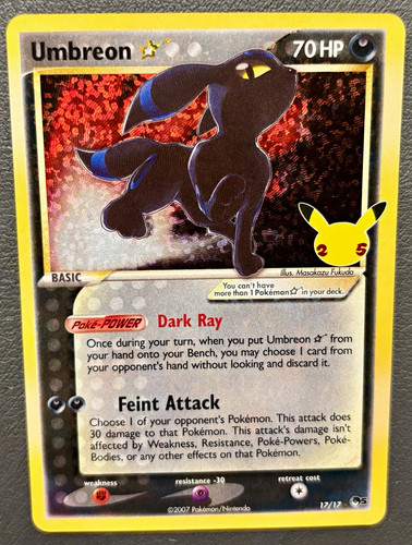 Pokémon umbreon gold star - pokémon,