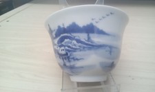 Tazza Qing blu e bianca