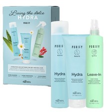 KAARAL Set Hydra Purify Shampoo 300ml + Conditioner 250ml + Leave In Spray 300ml