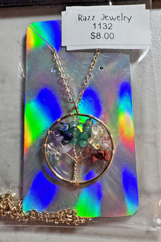 Collana rotonda pietra - in,