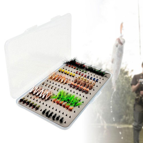 100x mosche pesca mosca - mosche, a