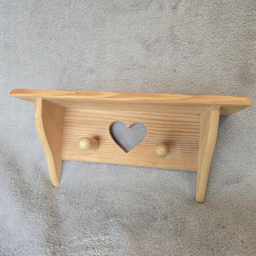 Scaffale ritaglio cuore legno - scaffale,
