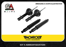 Kit 4 ammortizzatori Fiat Punto 2 188 1.3 JTD 16V 70 CV 1.2 8v dal 06/03 Monroe