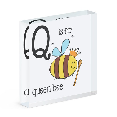 Lettera per ape - q,