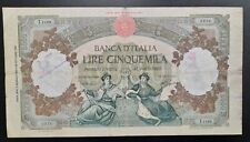  5000 LIRE REPUBBLICHE MARINARE REGINE DEL MARE 07/01/1963