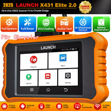 LAUNCH X431 Elite 2.0 Car Diagnostic Tool Scanner ECU Coding For CHRYSLER Dodge