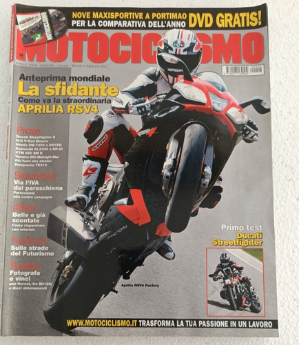 Motociclismo 2009 aprilia - motociclismo,