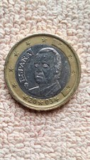 Moneta Da 1 Euro Espana Anno