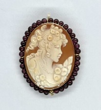14kt Gold Corniola Cameo