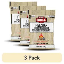 (Confezione da 3) Expert Grill Pellet di Legno Miscela Cinque Stelle - 20 libbre