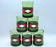 6 BICCHIERI IN VETRO CON