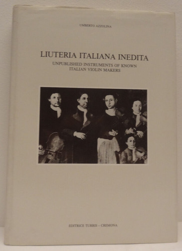 Violin book azzolina liuteria - book,