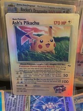 Ash Pikachu Goddess Story Girl Anime Waifu Holofoil Card
