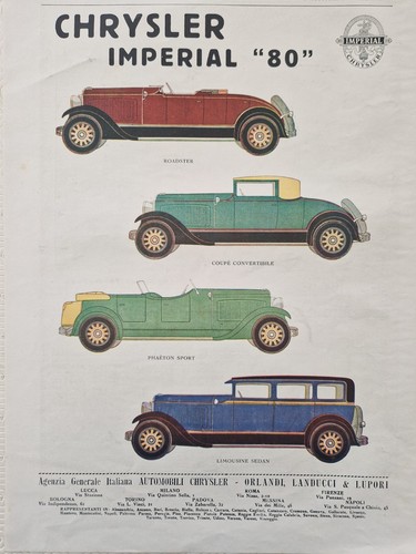 1930 pubblicità auto - 1930,