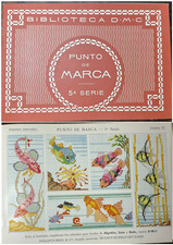 RICAMO DMC - PUNTO DI MARCA SERIE 5A - punto di marca - punto croce