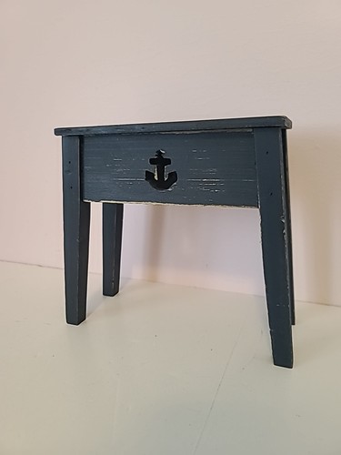 Ancoraggio mensola blu nautico